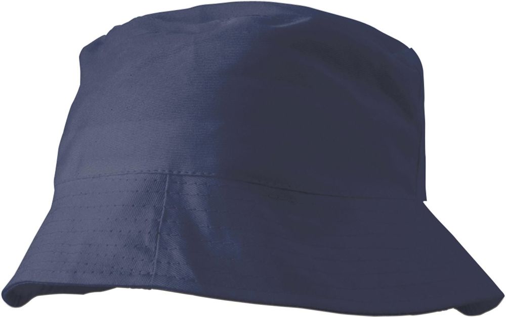 Katoenen zonnehoed Felipe - Blauw
