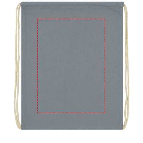 Oregon 140 g/m² katoenen rugzak met trekkoordsluiting 5L