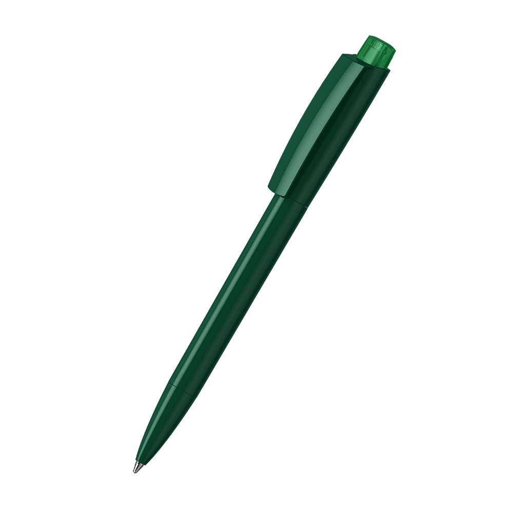 Klio-Eterna - Zeno high gloss/transparent - Drukknop-balpen - donkergroen/groen transparant