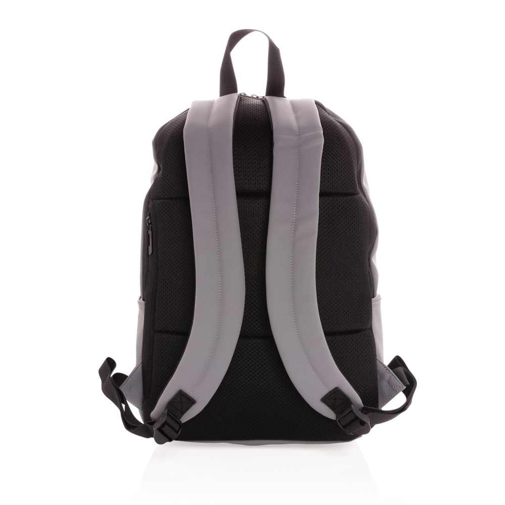 Smooth PU 15.6" laptop rugzak PVC-vrij