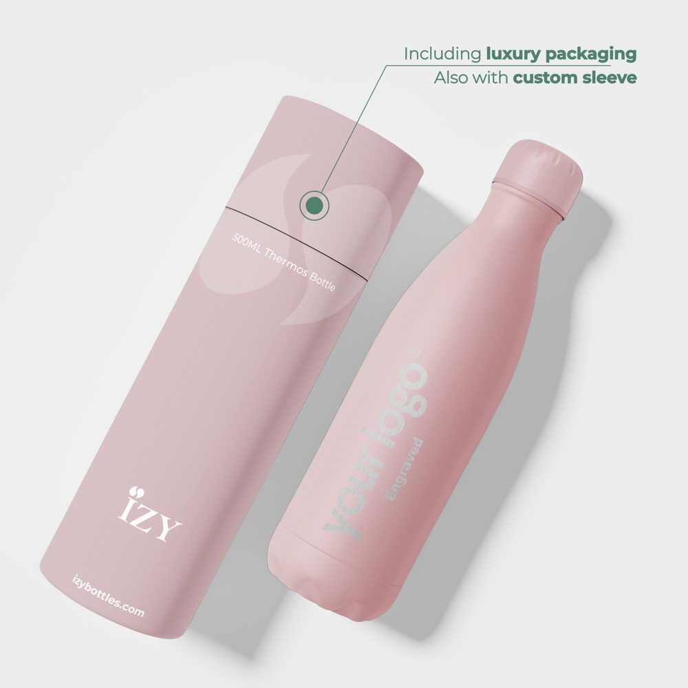 Thermosfles / Drinkfles - Roze - 500 ml