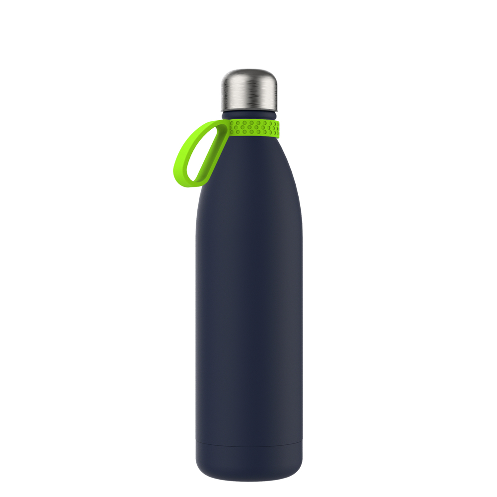 Thermofles RETUMBLER-NIZZA XL - lichtgroen, navy, zilver
