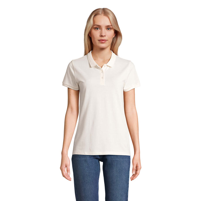PLANET WOMEN - PLANET DAMES Polo 170g - Gebroken Wit