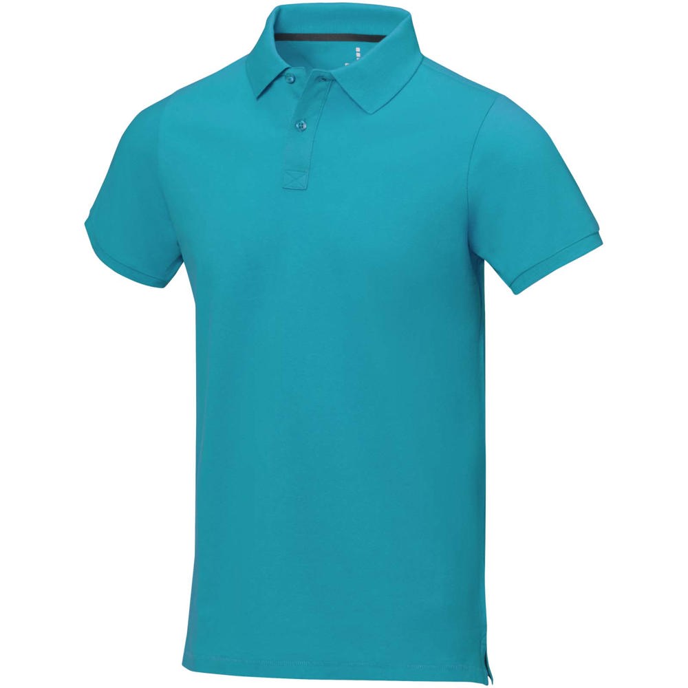 Calgary 200 g/m² herenpolo met korte mouwen - Aqua