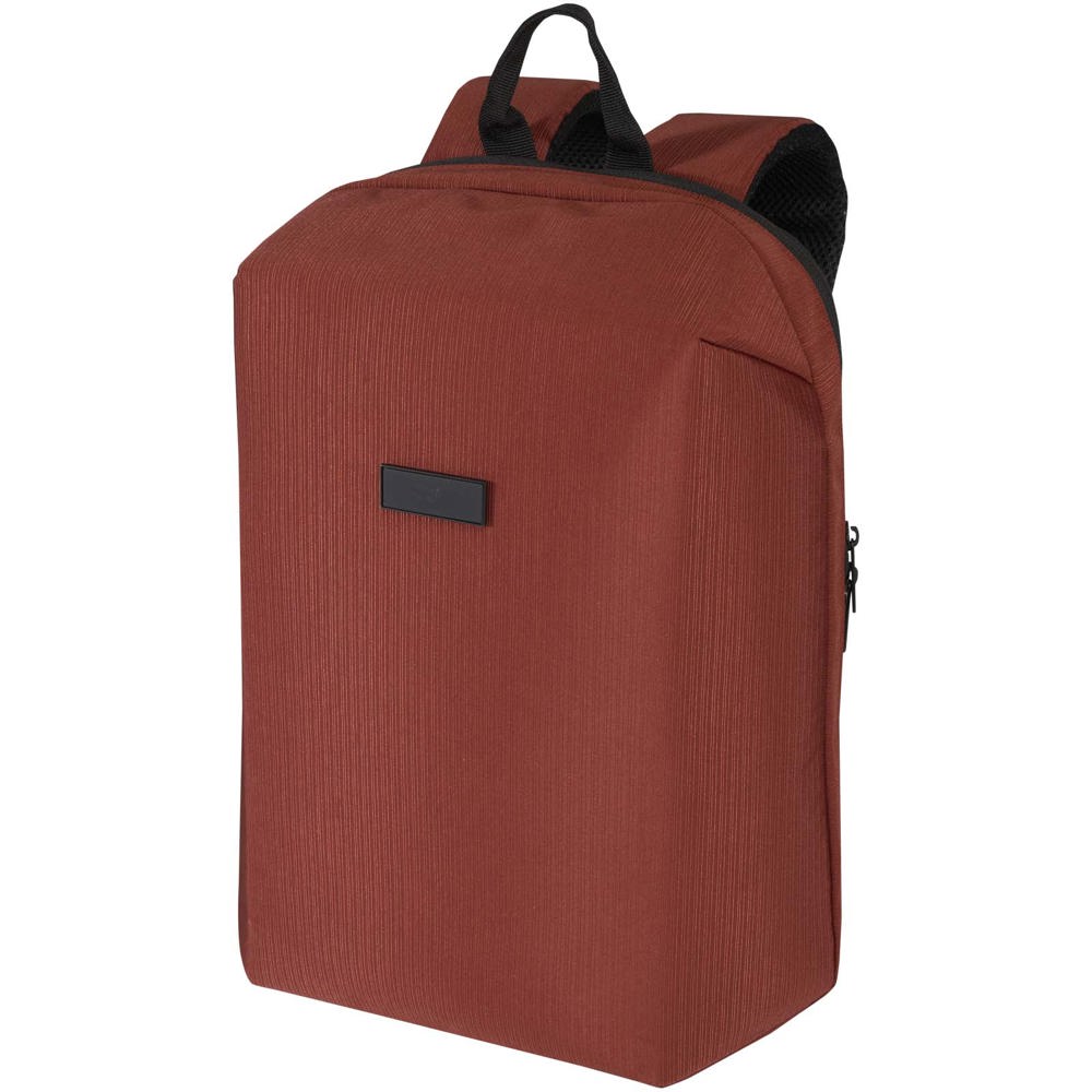 Luma 15 inch GRS gerecyclede antidiefstal laptoprugzak 10 l - Baksteen