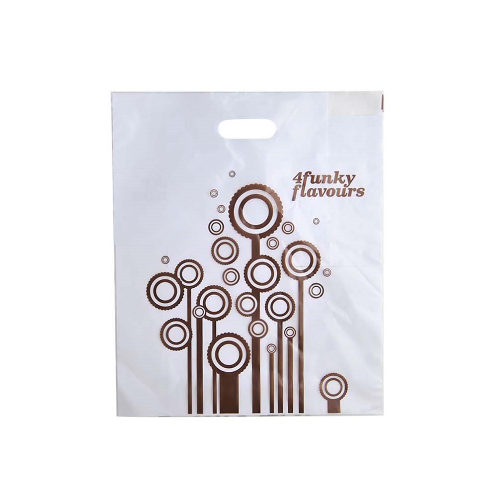Plastic tas, 40 x 45 x 7,5 cm, 48 micron, mdpe, stanshandvat, 2 zijden