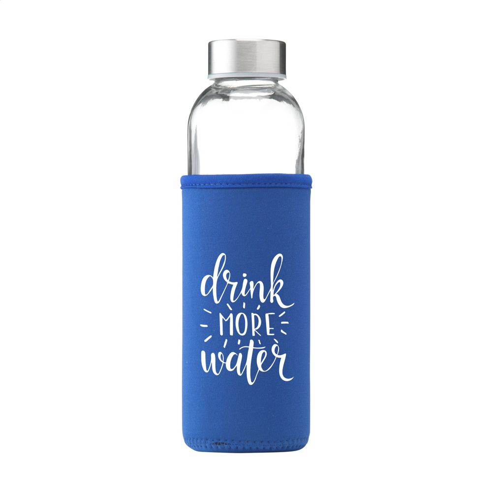 Senga Glass 500 ml drinkfles - royalblauw