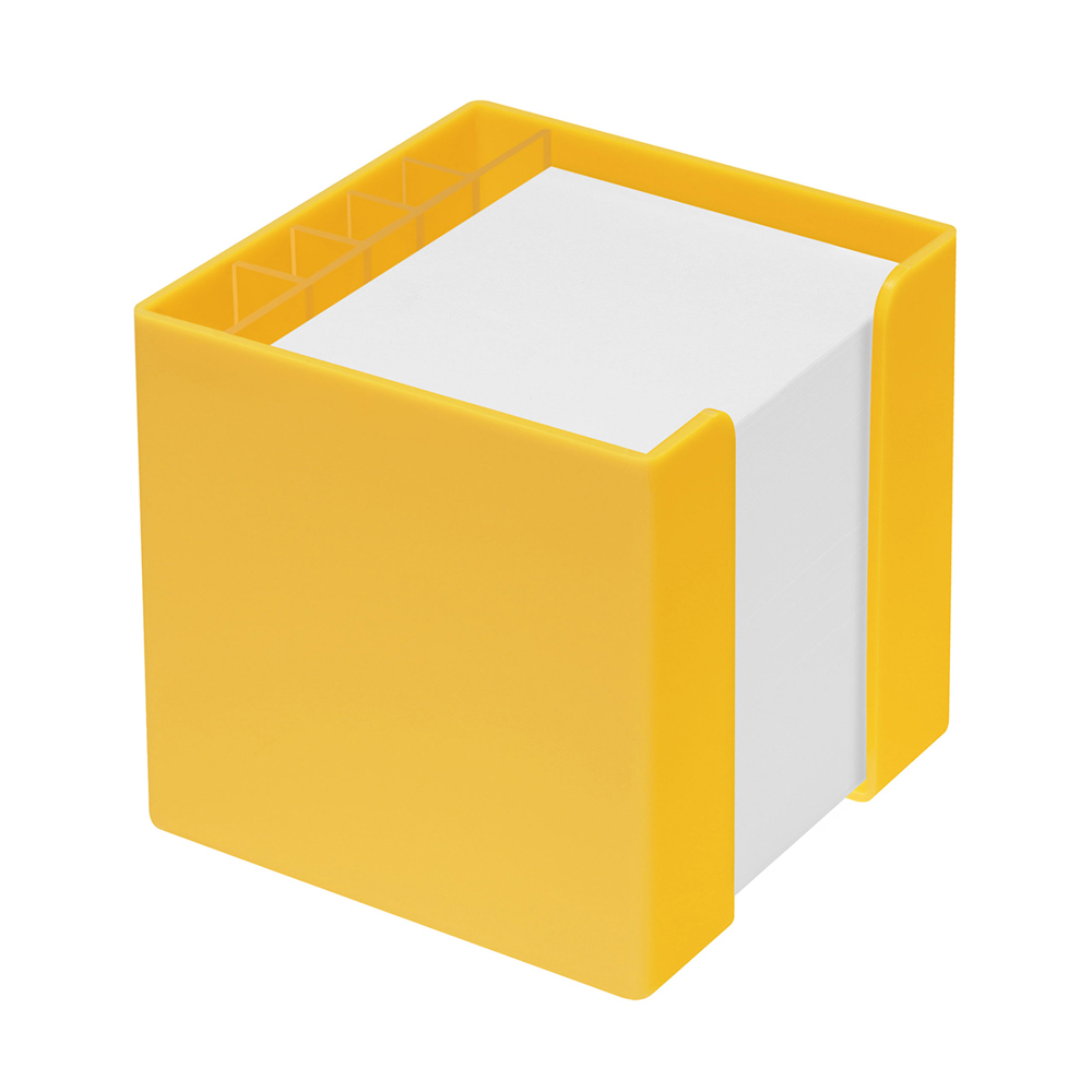 Memobox "Alpha" met organizer - Geel