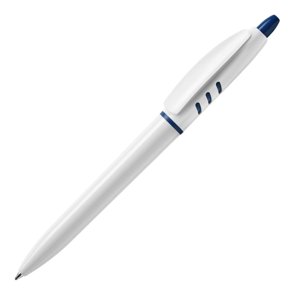 Balpen S30 hardcolour - Wit / Donkerblauw