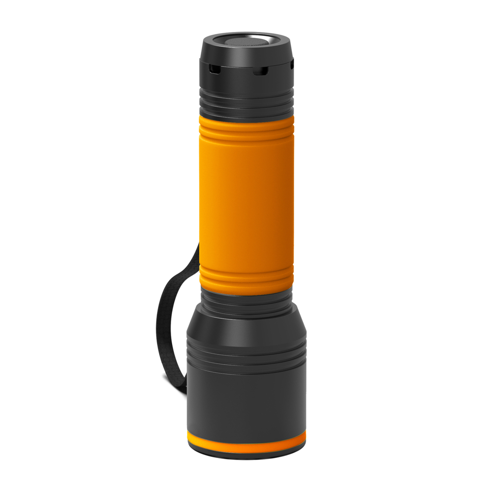 Zaklamp REEVES-myFLASH 700 - Zwart, Oranje