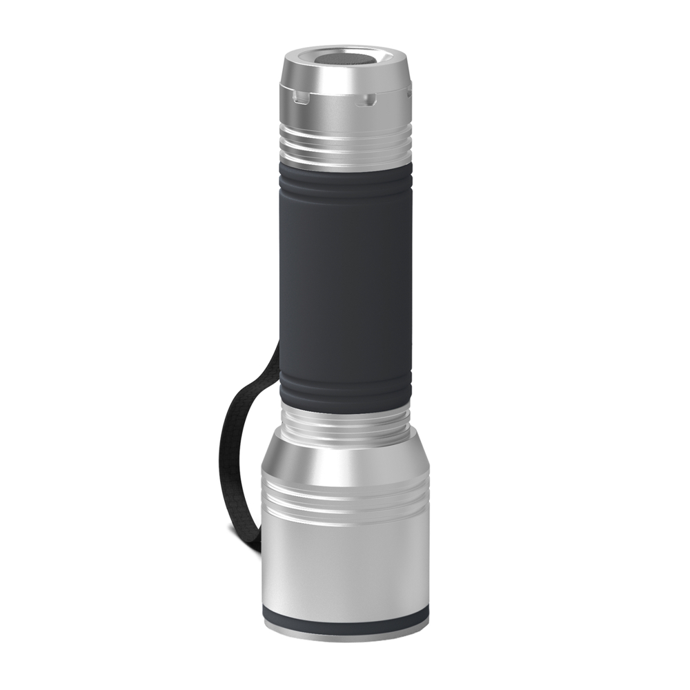 Zaklamp REEVES-myFLASH 700 - zilver, donkergrijs