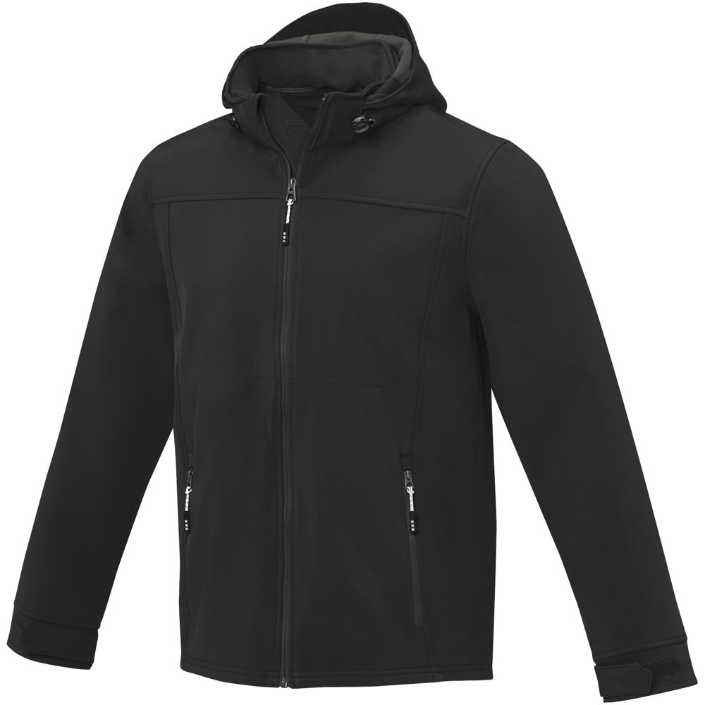 Langley softshell heren jas - zwart