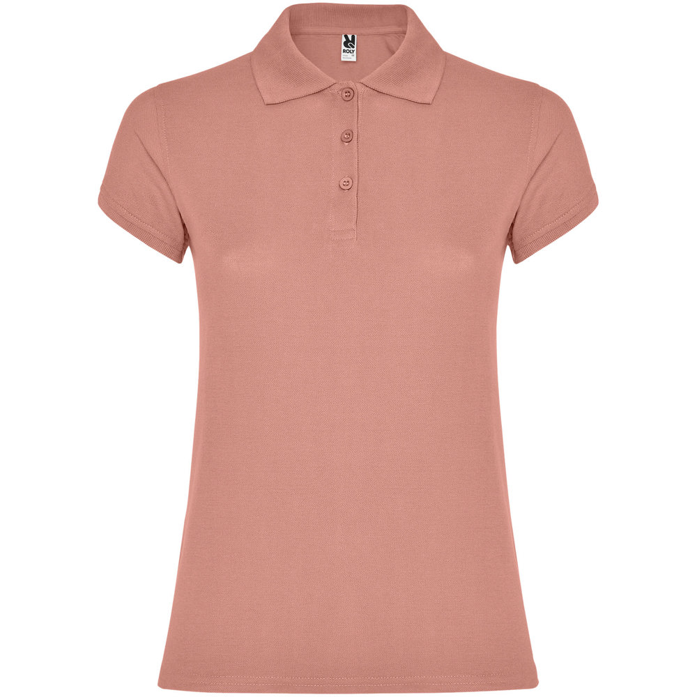 Star 200 g/m² damespolo met korte mouwen - Klei oranje