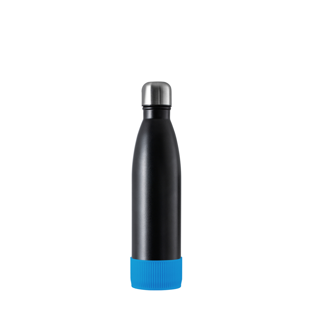 Thermofles RETUMBLER-NIZZA - zwart, zilver, cyaan