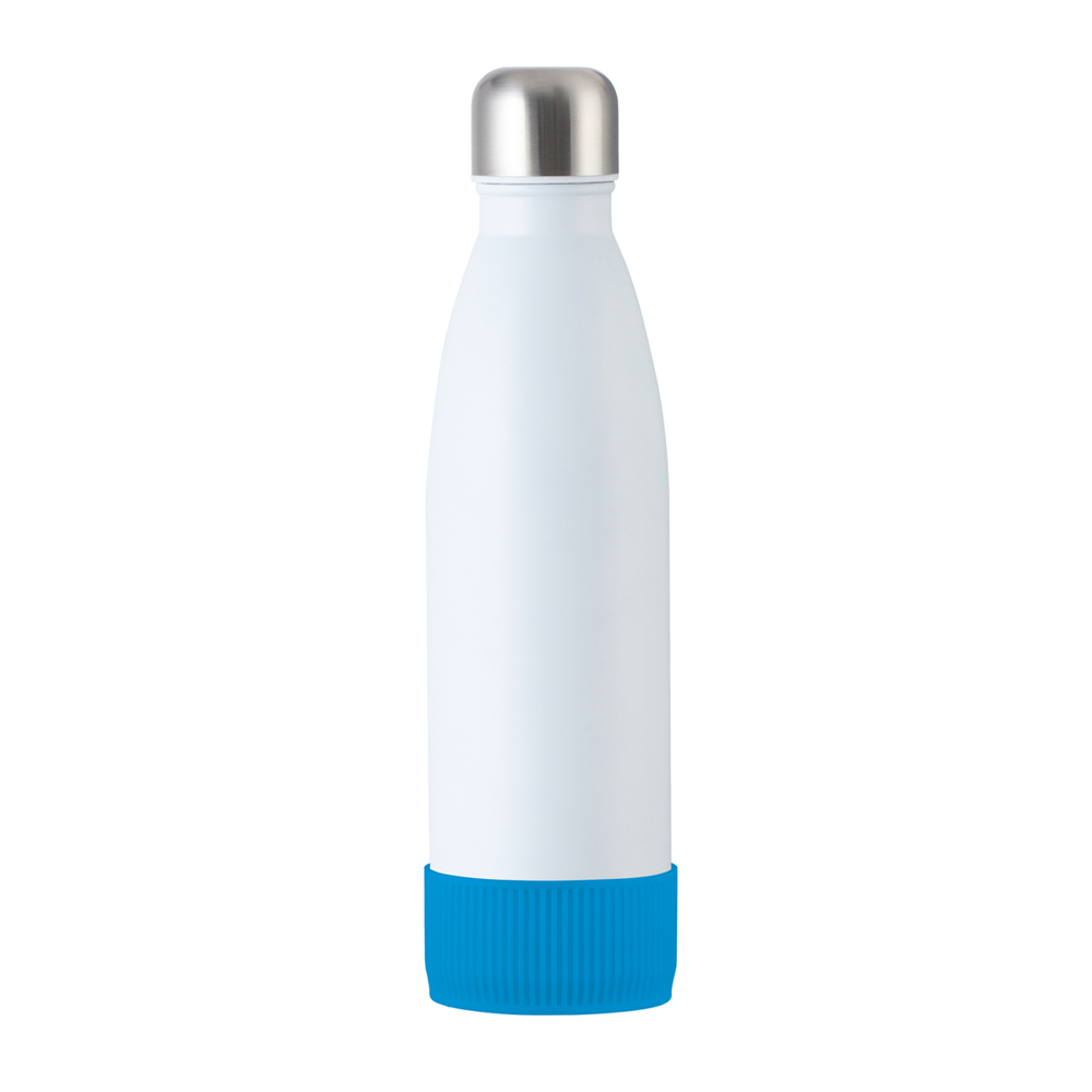 Fles RETUMBLER-myTOULON - cyaan, wit