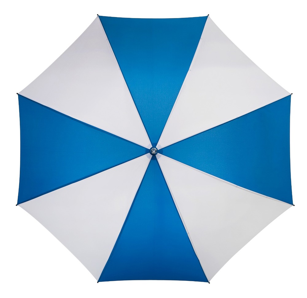 FALCONETTI - Golfparaplu - Handopening - Windproof -  125 cm - Kobalt blauw / wit