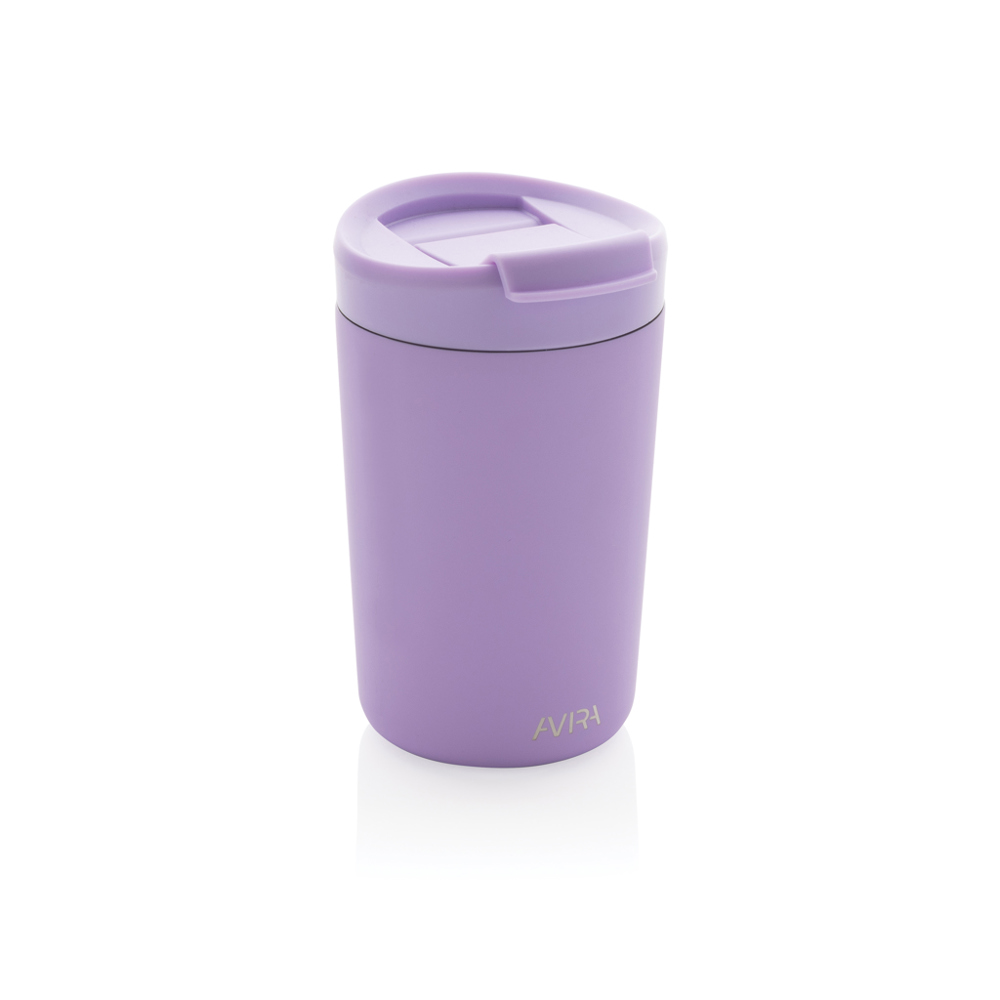 Avira Alya RCS gerecycled roestvrijstalen beker 300ML - paars (± PMS 264C)