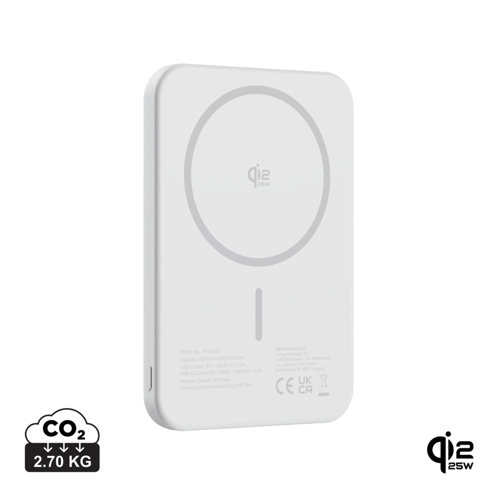 Urban Vitamin Pomona 5000mAh Qi2.2 25W magnetische powerbank