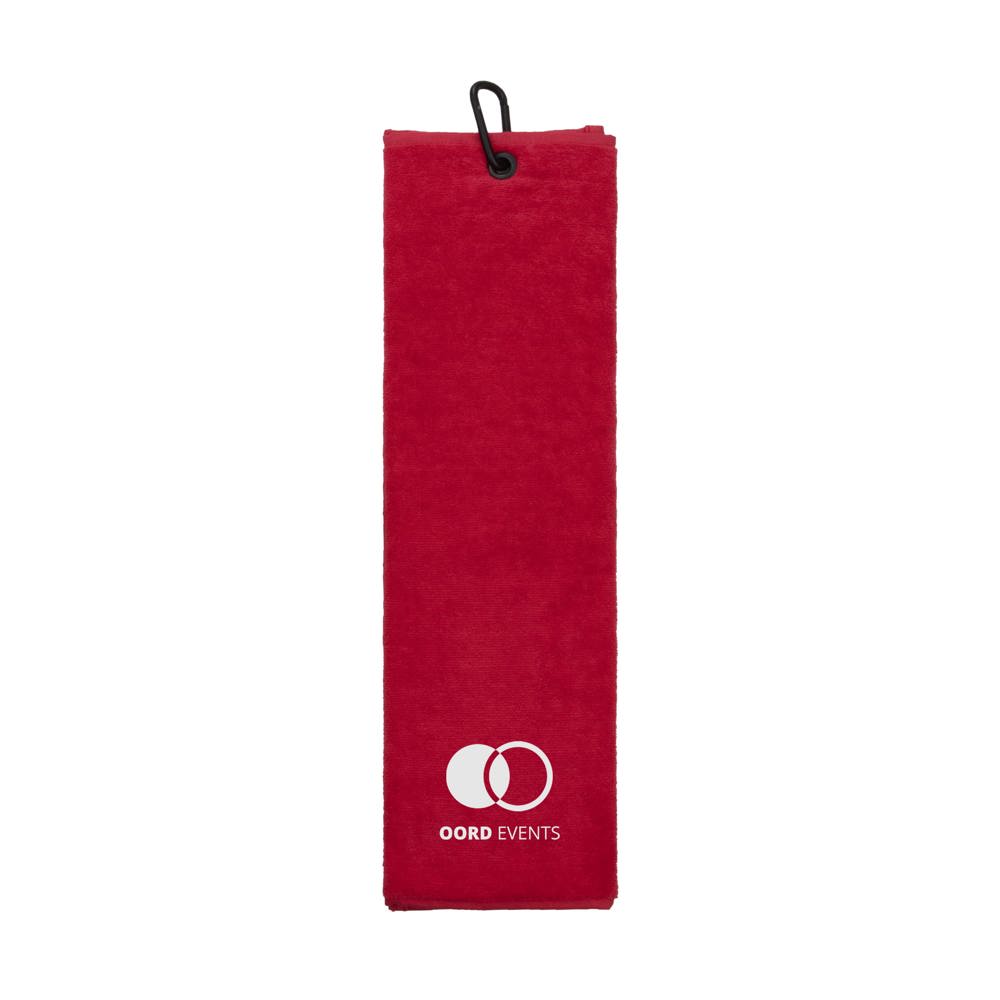 Golfhanddoek - Rood
