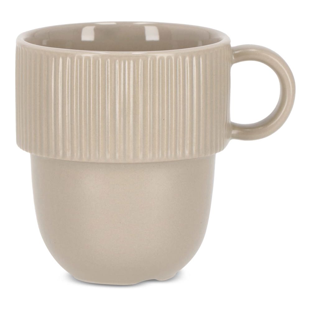 Sagaform Inka mok met oor 270ml - Licht Grijs