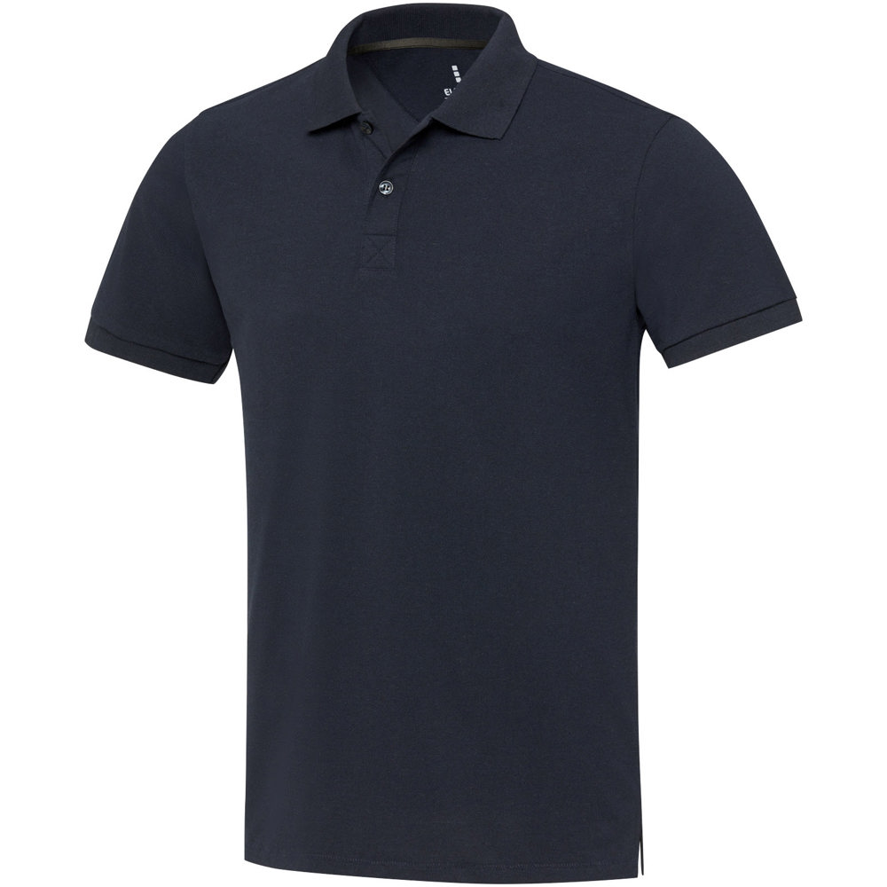 Emerald 200 g/m² unisex Aware™ gerecyclede polo met korte mouwen - Marineblauw