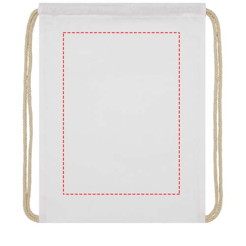 Oregon 140 g/m² katoenen rugzak met trekkoordsluiting 5L