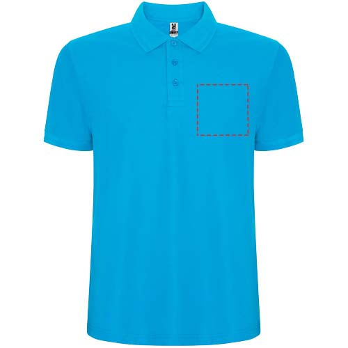 Pegaso Premium 220 g/m² herenpolo met korte mouwen