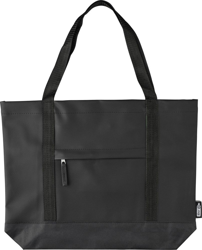 rPET polyester (600D) draagtas Lumi - zwart