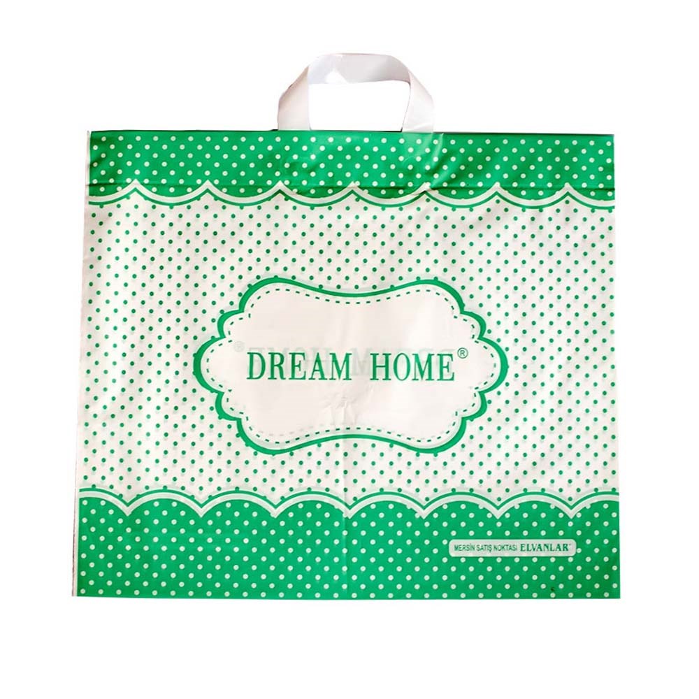 Plastic tas 56 x 45 x 7,5 cm, 48 micron, ldpe, lushandvat, 2 zijden