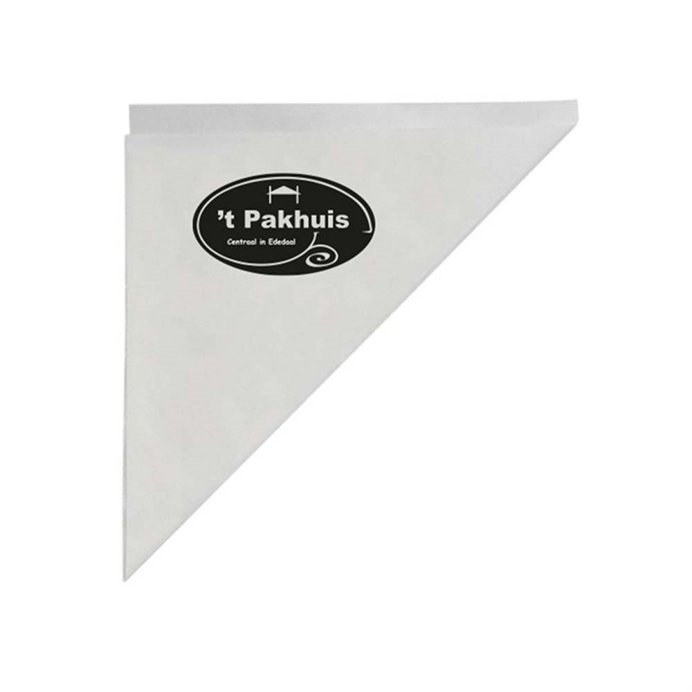 Schuine friteszak, wit, 70 grams, K17, open zijde 17 cm