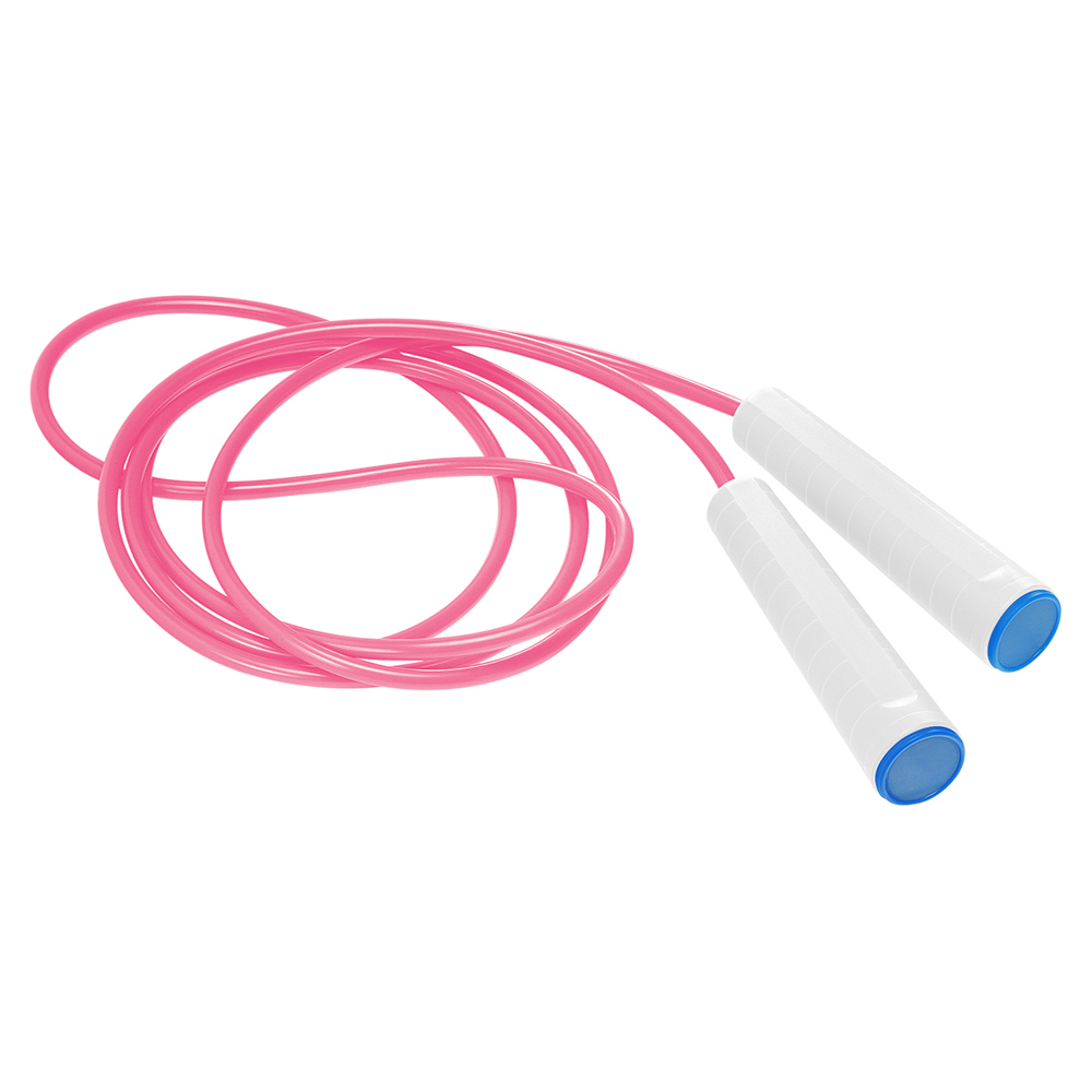 Springtouw - wit/blauw/fuchsia