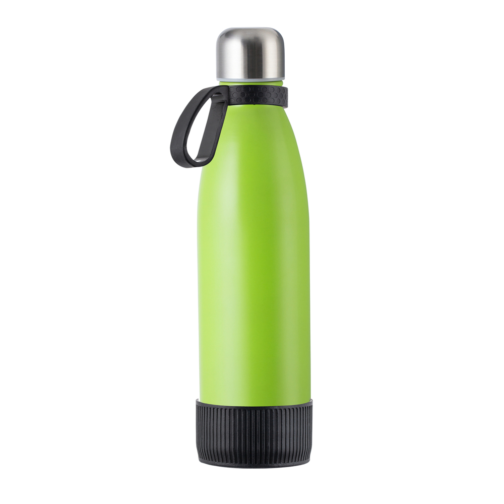 Fles RETUMBLER-myTOULON - zwart, lichtgroen