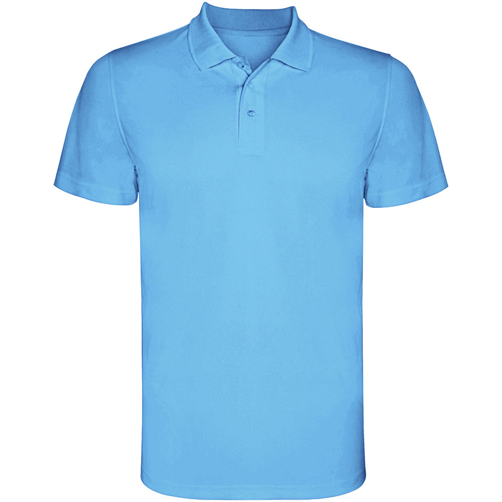 Monzha 150 g/m² sportpolo met korte mouwen voor heren - Turkoois