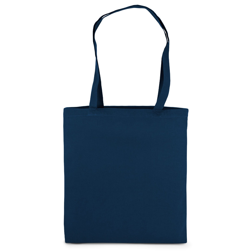 RIAD – Katoenen tas met lange handvatten - Marineblauw