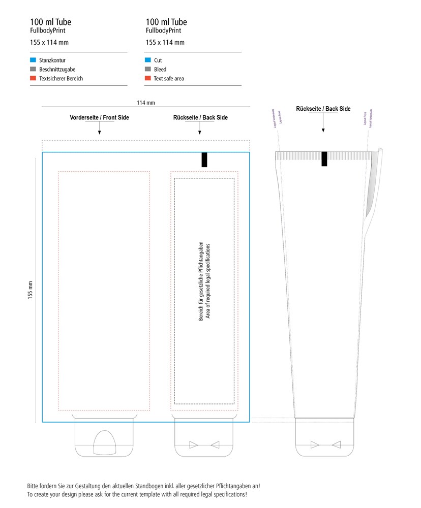 Douchegel Gember-Limoen, 100 ml Tube