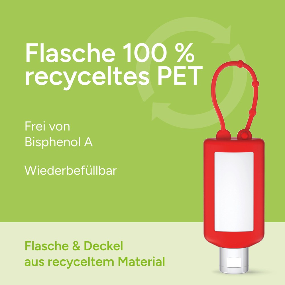 Zonnemelk, Bumper 50 ml, rood, Body Label