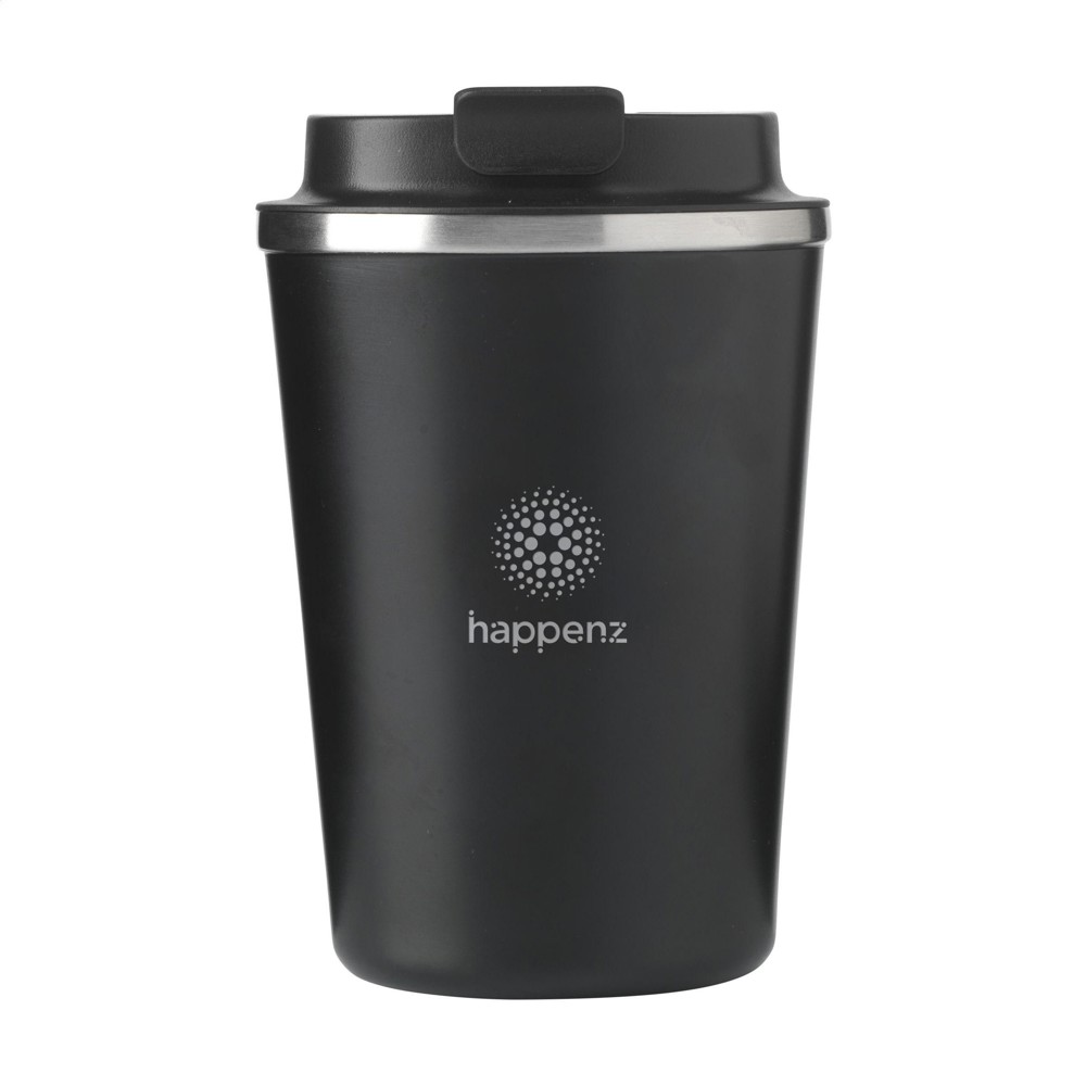 Kaffi RCS Recycled Coffee Mug 300 ml thermosbeker - zwart (± PMS Black)