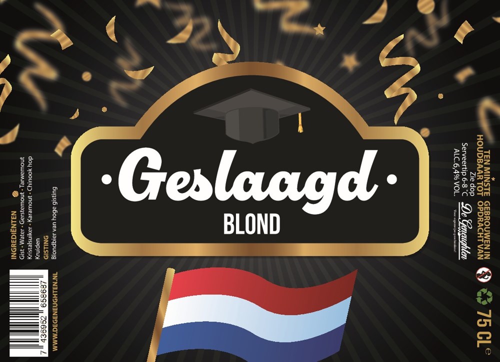 Speciaalbier Geslaagd Blond - 75 cl