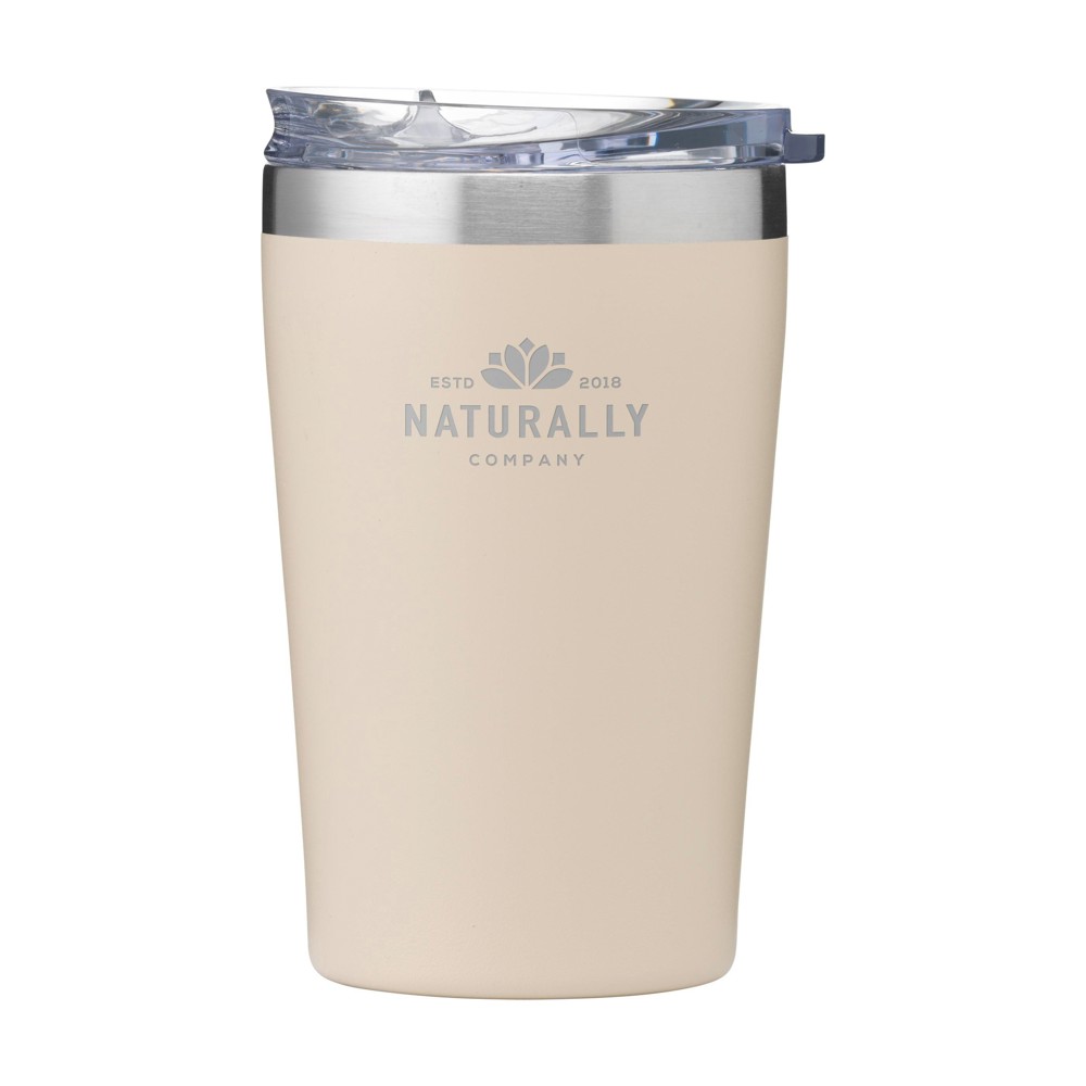 Re-Steel RCS Recycled Coffee Mug 380 ml thermosbeker - beige (± PMS 482C)