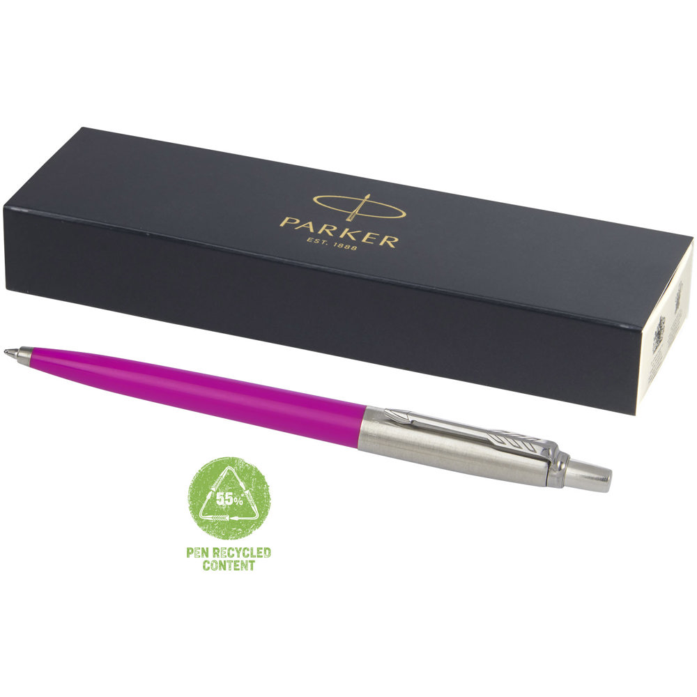 Parker Jotter gerecyclede balpen (zwarte inkt) - Magenta