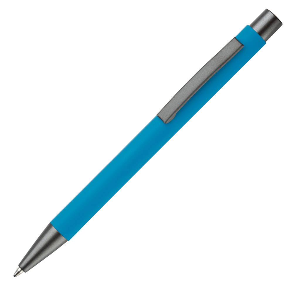 Balpen New York soft touch - Lichtblauw