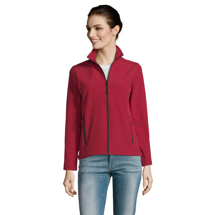 RACE WOMEN - RACE dames shoftshell 280g - Pepper Red