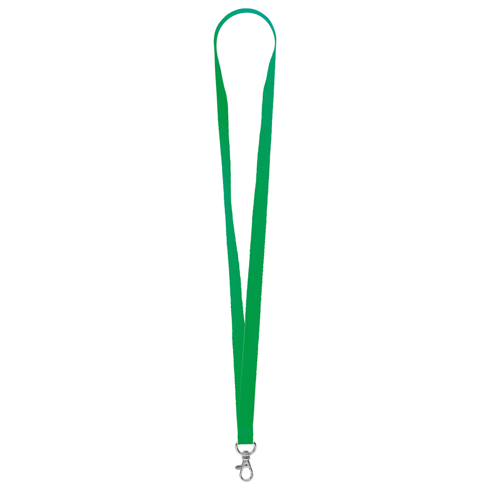 Keycord "standaard", breedte 15 mm - Grasgroen