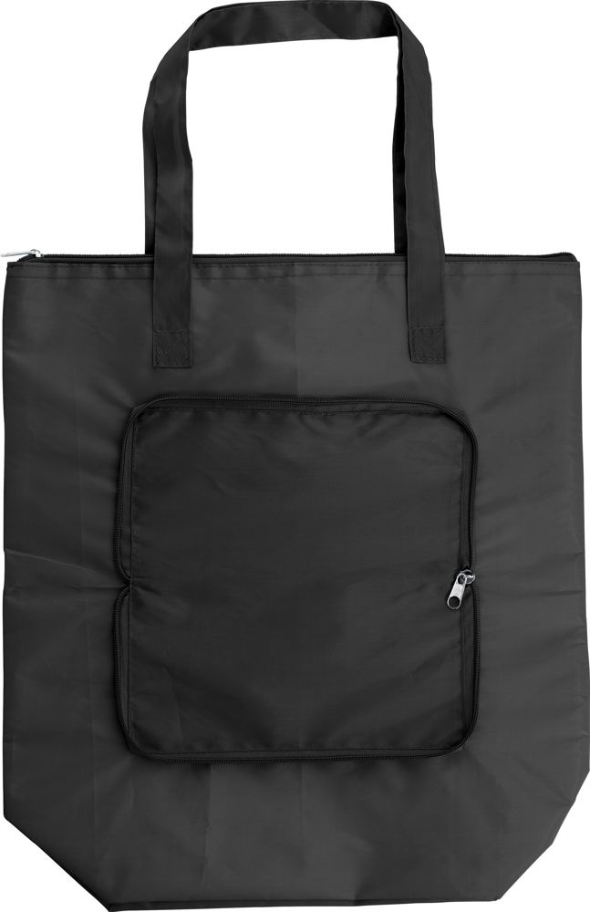 Polyester opvouwbare koeltas Hal - zwart