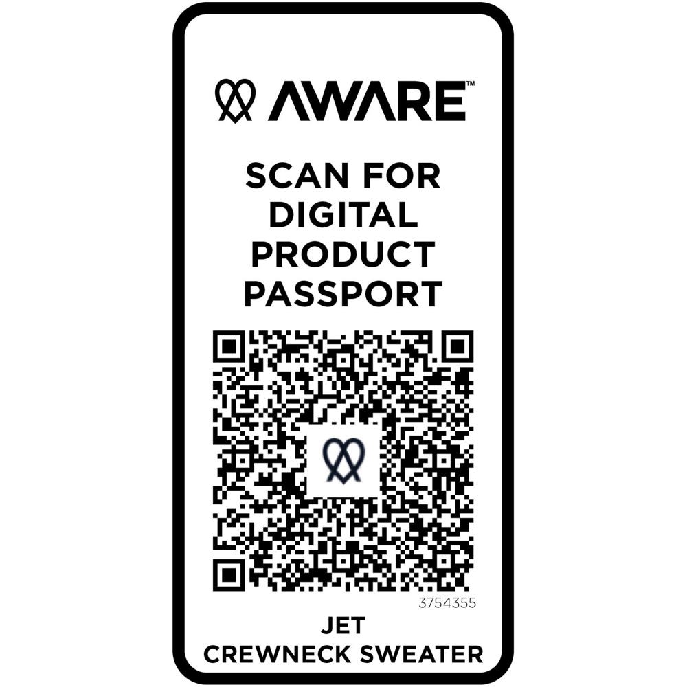 Tin 280 g/m² uniseks Aware™ gerecyclede trui met crewneck