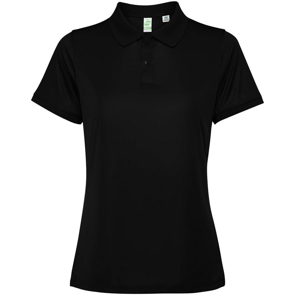 Tormo 125 g/m² damespolo met korte mouwen - zwart