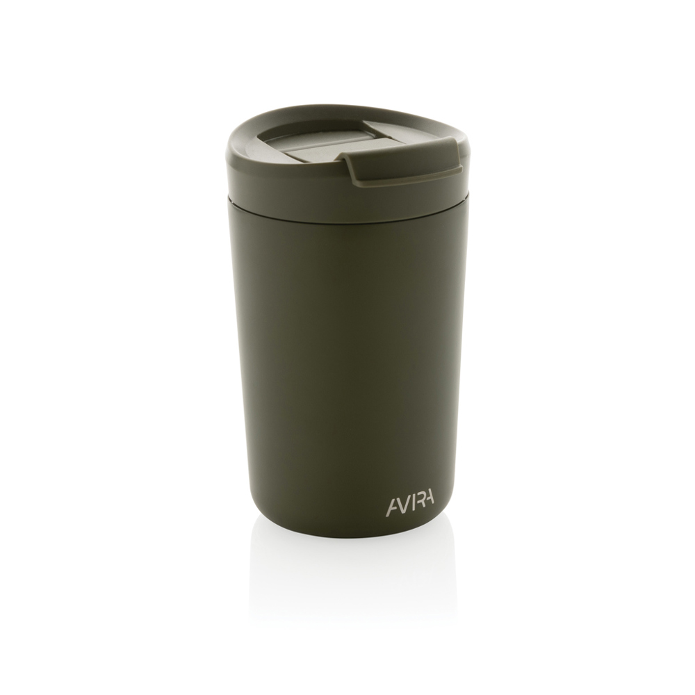 Avira Alya RCS gerecycled roestvrijstalen beker 300ML - groen (± PMS 7771C)