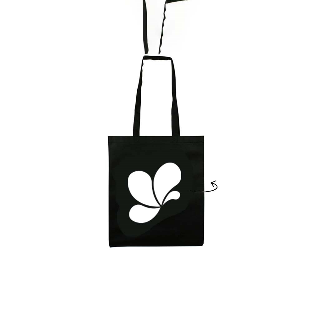 Draagtas, 36 x 42 cm, non woven, 2 zijden, 100 grams, korte handle Per 100 stuks