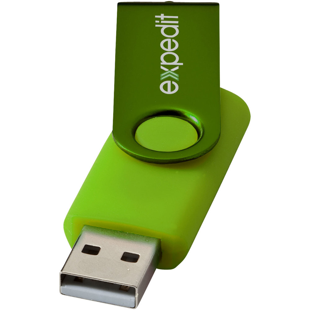 Rotate metallic USB