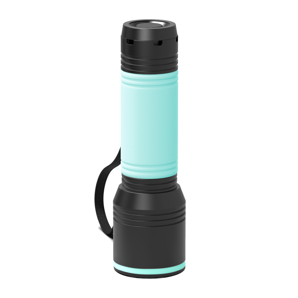 Zaklamp REEVES-myFLASH 700 - zwart, mint